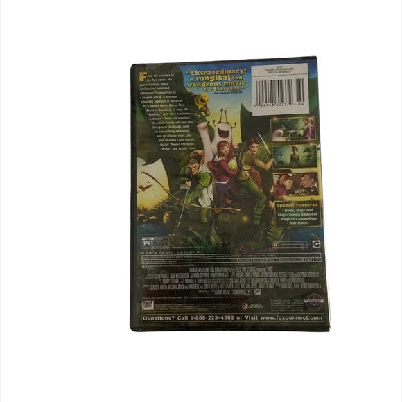 Epic DVD Kids Movie All Ages New in Package Rated G Fun Movie Night Children - Picture 2 of 3